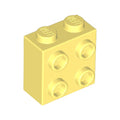 LEGO® Brick, Modified 1 x 2 x 1 2/3 with Studs on Side 22885 hellgelb