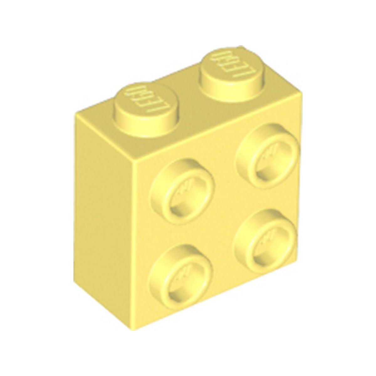 LEGO® Brick, Modified 1 x 2 x 1 2/3 with Studs on Side 22885 hellgelb