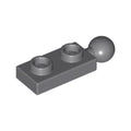 LEGO® Plate, Modified 1 x 2 with Tow Ball on End 22890 dunkelgrau