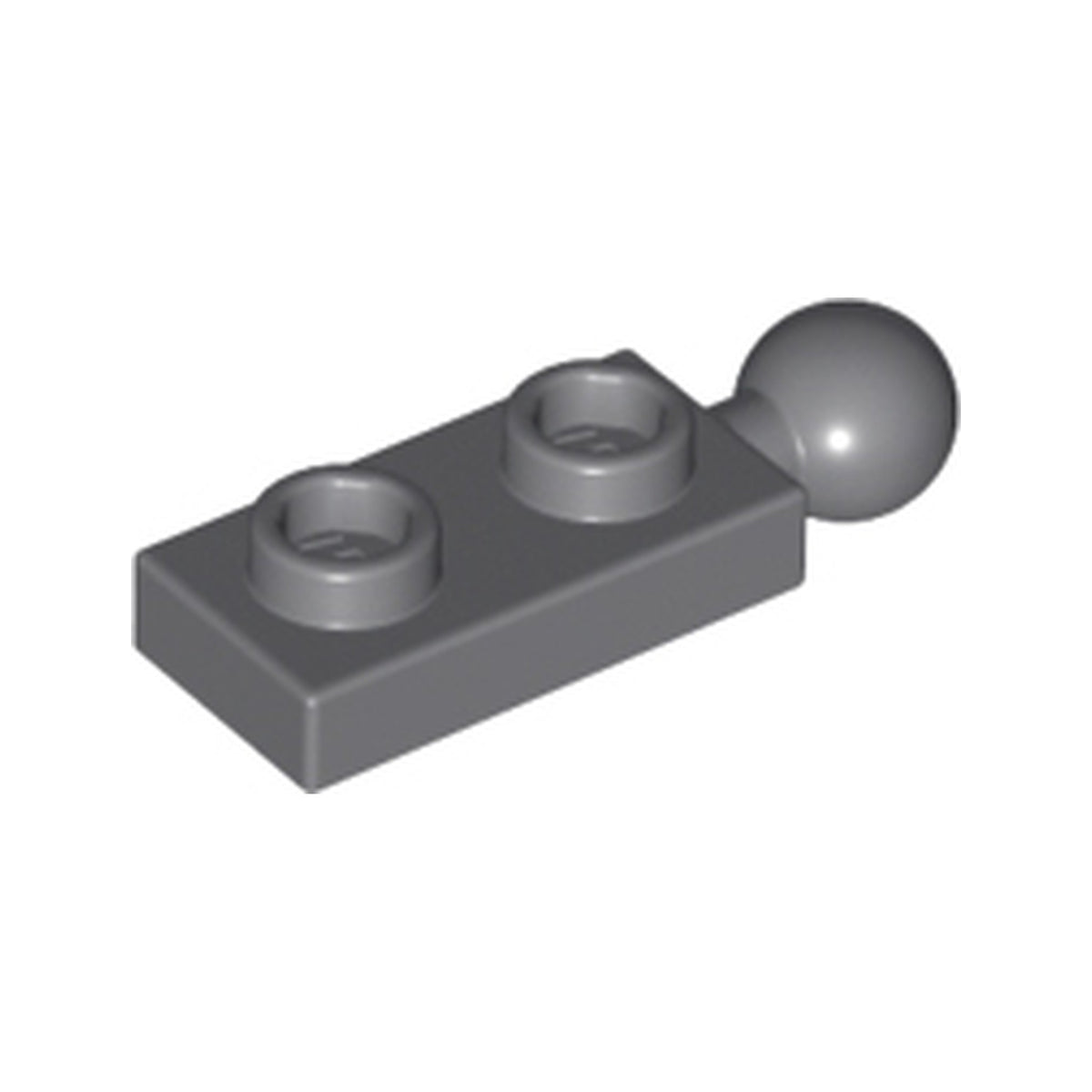 LEGO® Plate, Modified 1 x 2 with Tow Ball on End 22890 dunkelgrau