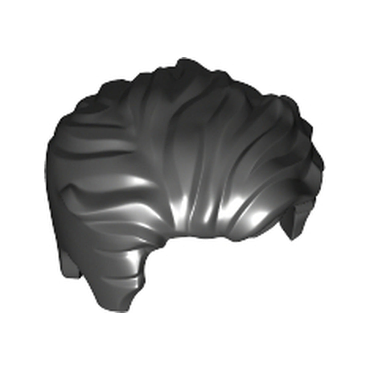 LEGO® Minifigure, Hair Swept Left Tousled with Slight Widow's Peak and Short Sideburns 23186 schwarz