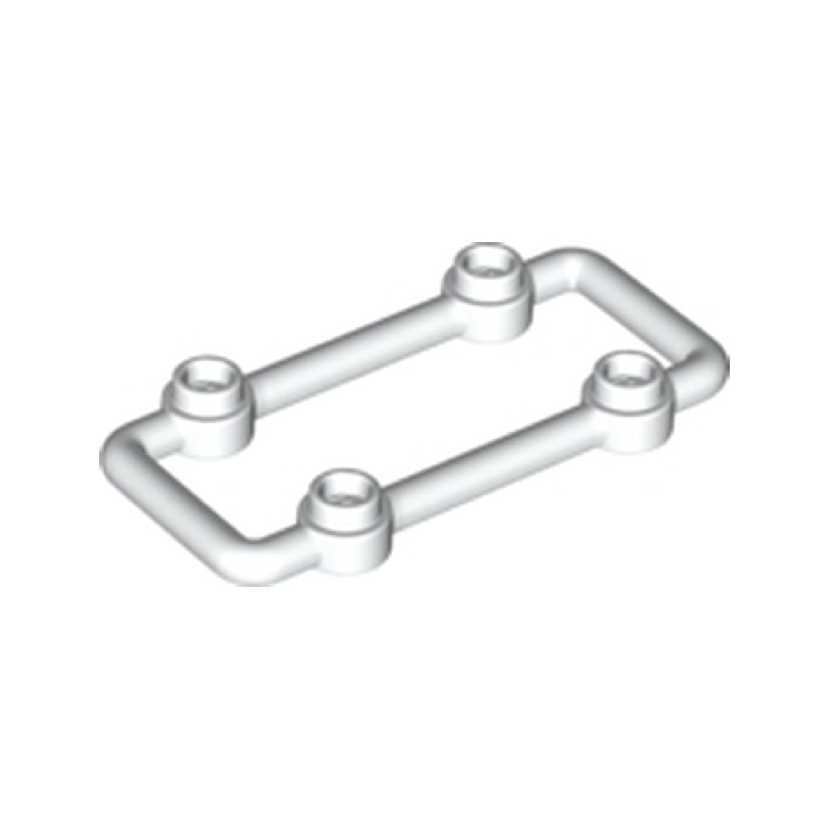 LEGO® Bar 1 x 6 x 3 with 4 Studs 23444 weiss