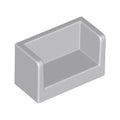 LEGO® Panel 1 x 2 x 1 with Rounded Corners and 2 Sides 23969 hellgrau