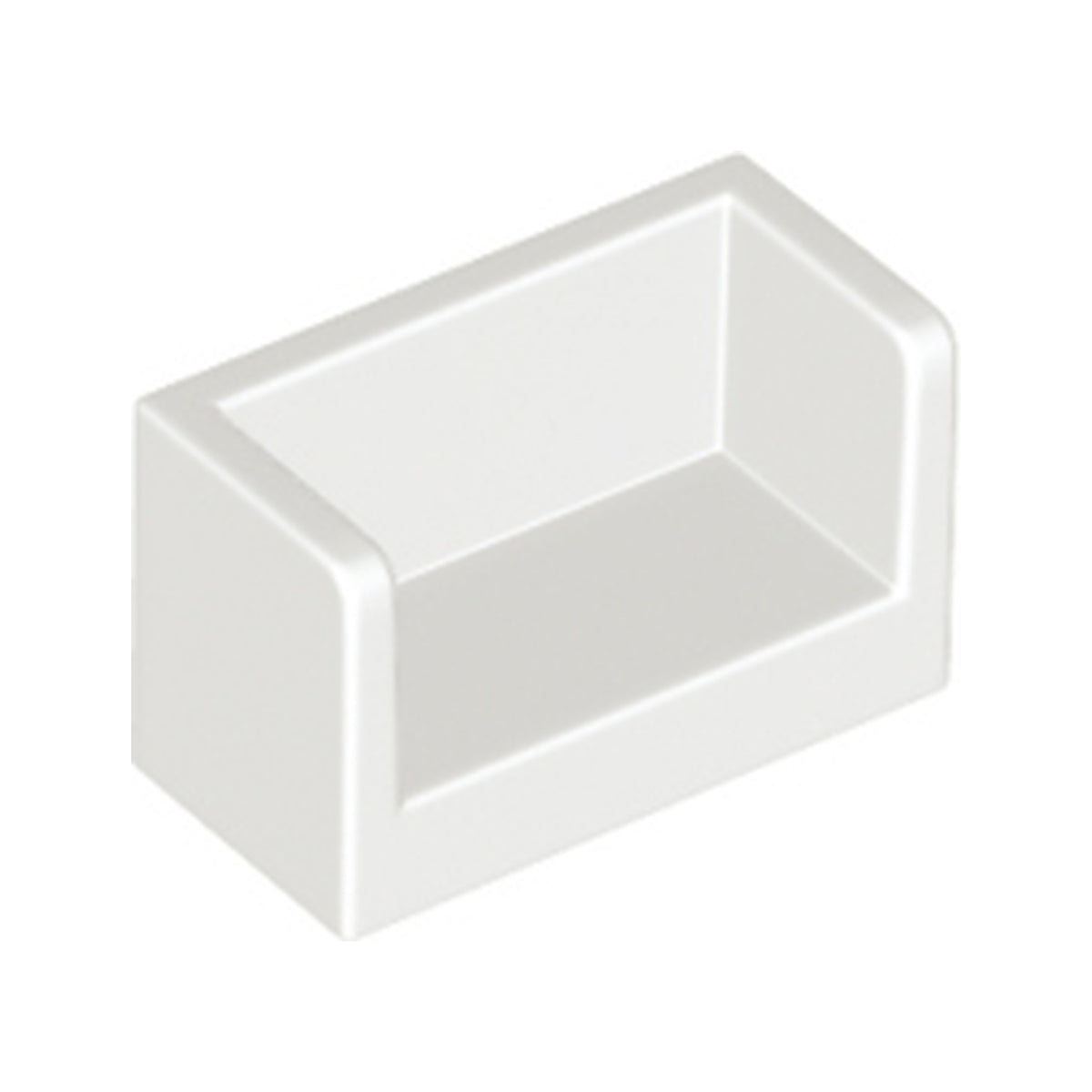 LEGO® Panel 1 x 2 x 1 with Rounded Corners and 2 Sides 23969 weiss