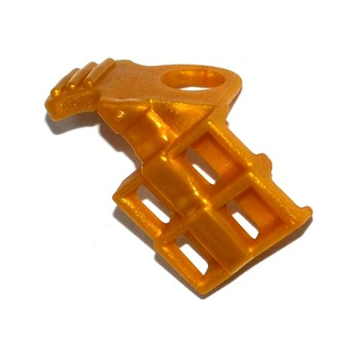 LEGO® Minifigure Armor Shoulder Pad with Grille / Fluted Profile and Scabbard for 2 Katanas 23983 perlgold