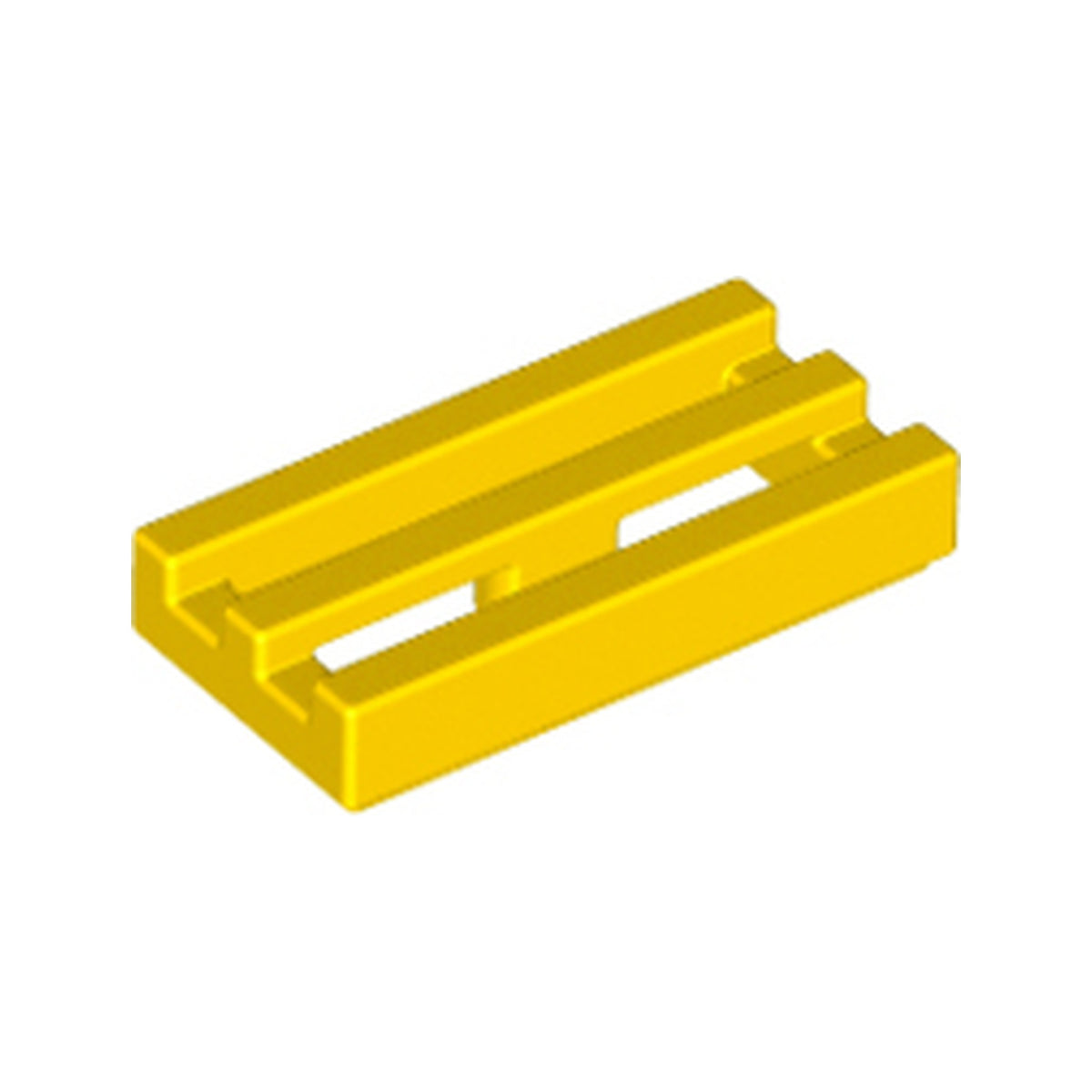 LEGO® Tile, Modified 1 x 2 Grille with Bottom Groove 2412b gelb