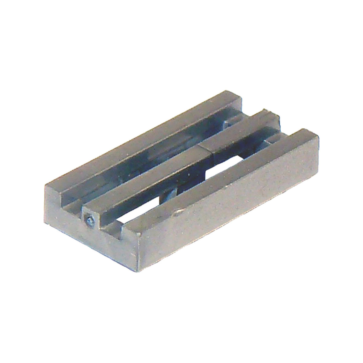 LEGO® Tile, Modified 1 x 2 Grille with Bottom Groove 2412b silber
