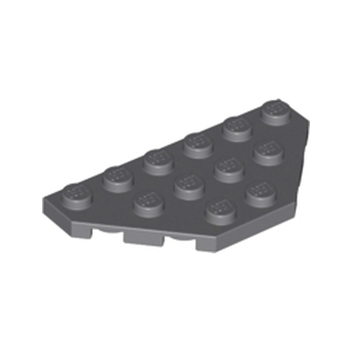 LEGO® Wedge, Plate 3 x 6 Cut Corners 2419 dunkelgrau
