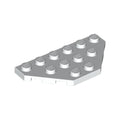 LEGO® Wedge, Plate 3 x 6 Cut Corners 2419 weiss