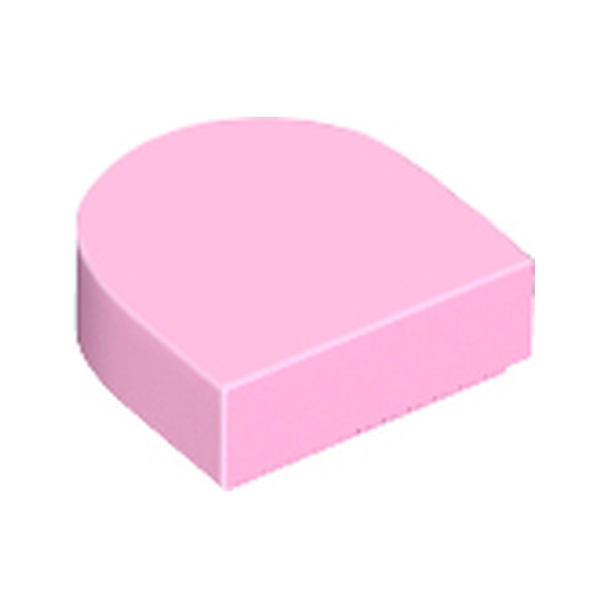 LEGO® Tile, Round  1 x 1 Half Circle Extended 24246 hellrosa