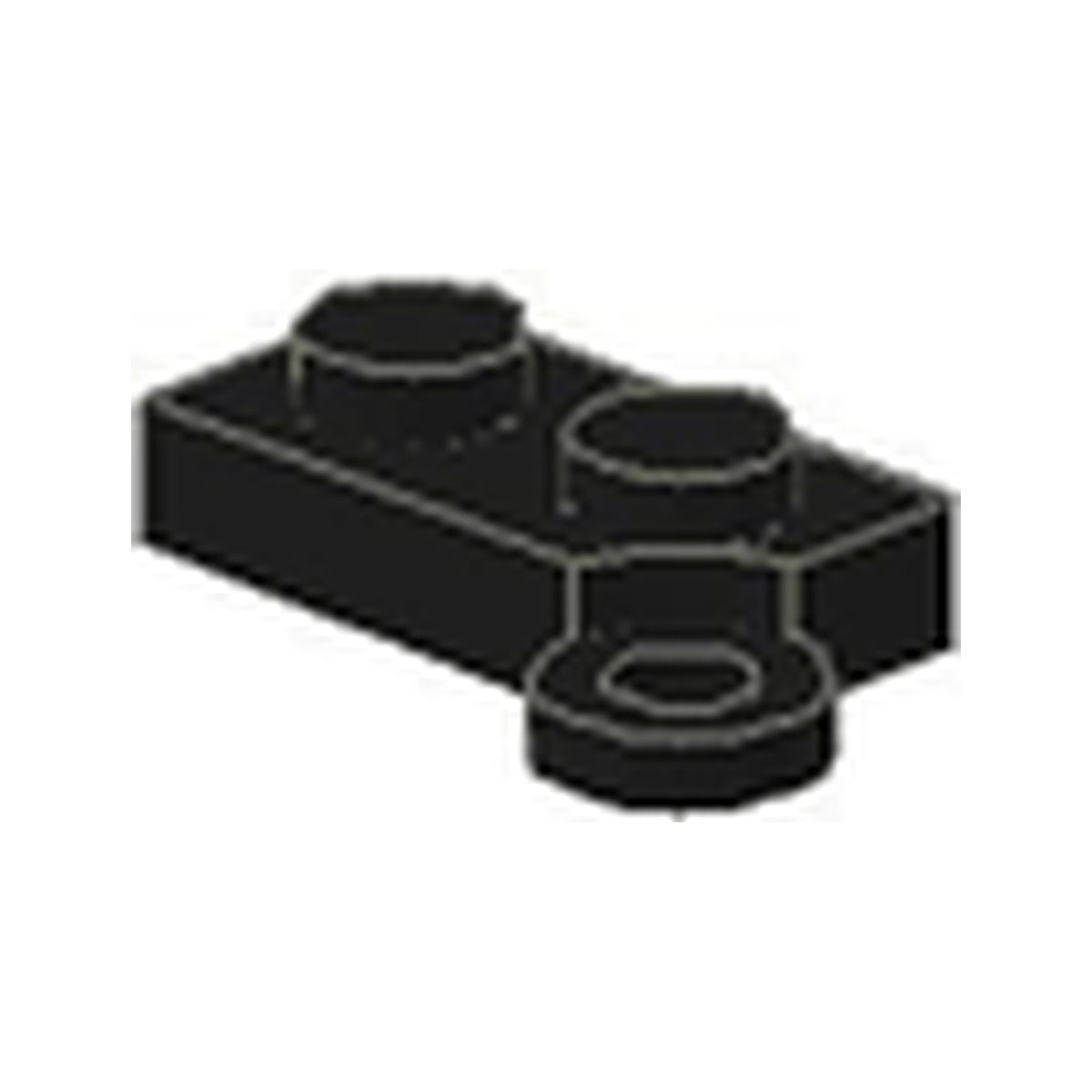 LEGO® Hinge Plate 1 x 4 Swivel Base 2429 schwarz