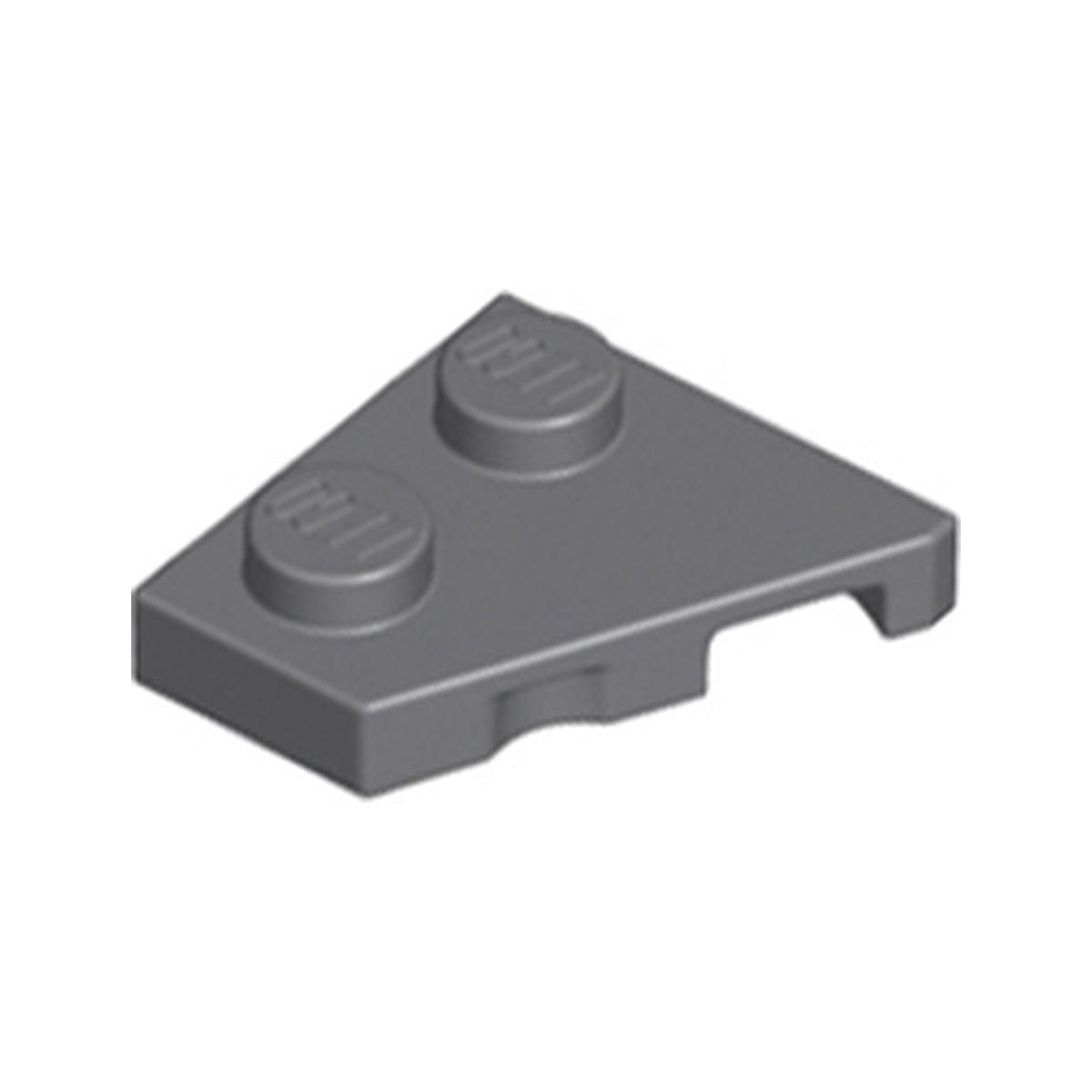 LEGO® Wedge, Plate 2 x 2  Left 24299 dunkelgrau