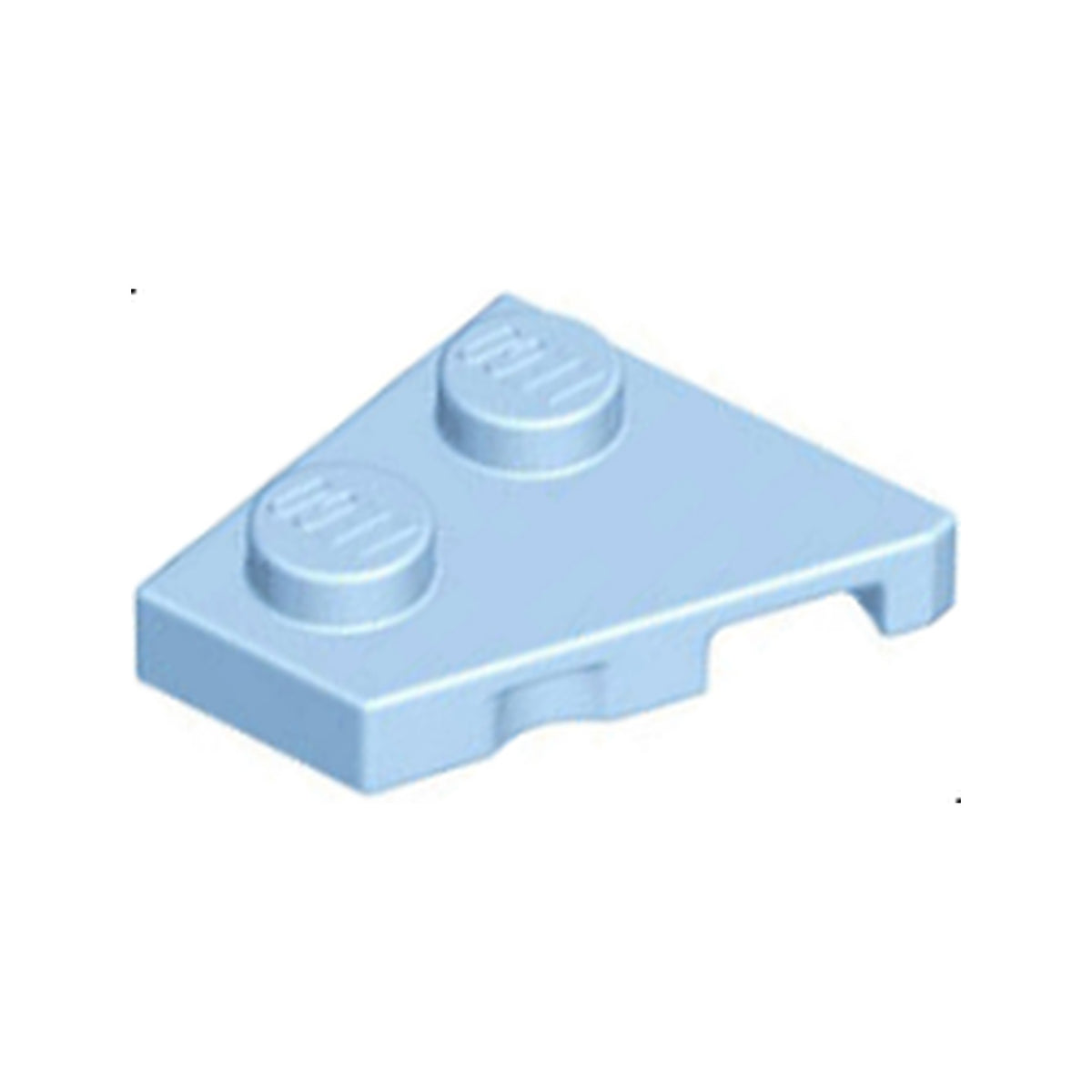 LEGO® Wedge, Plate 2 x 2  Left 24299 leuchtend hellblau