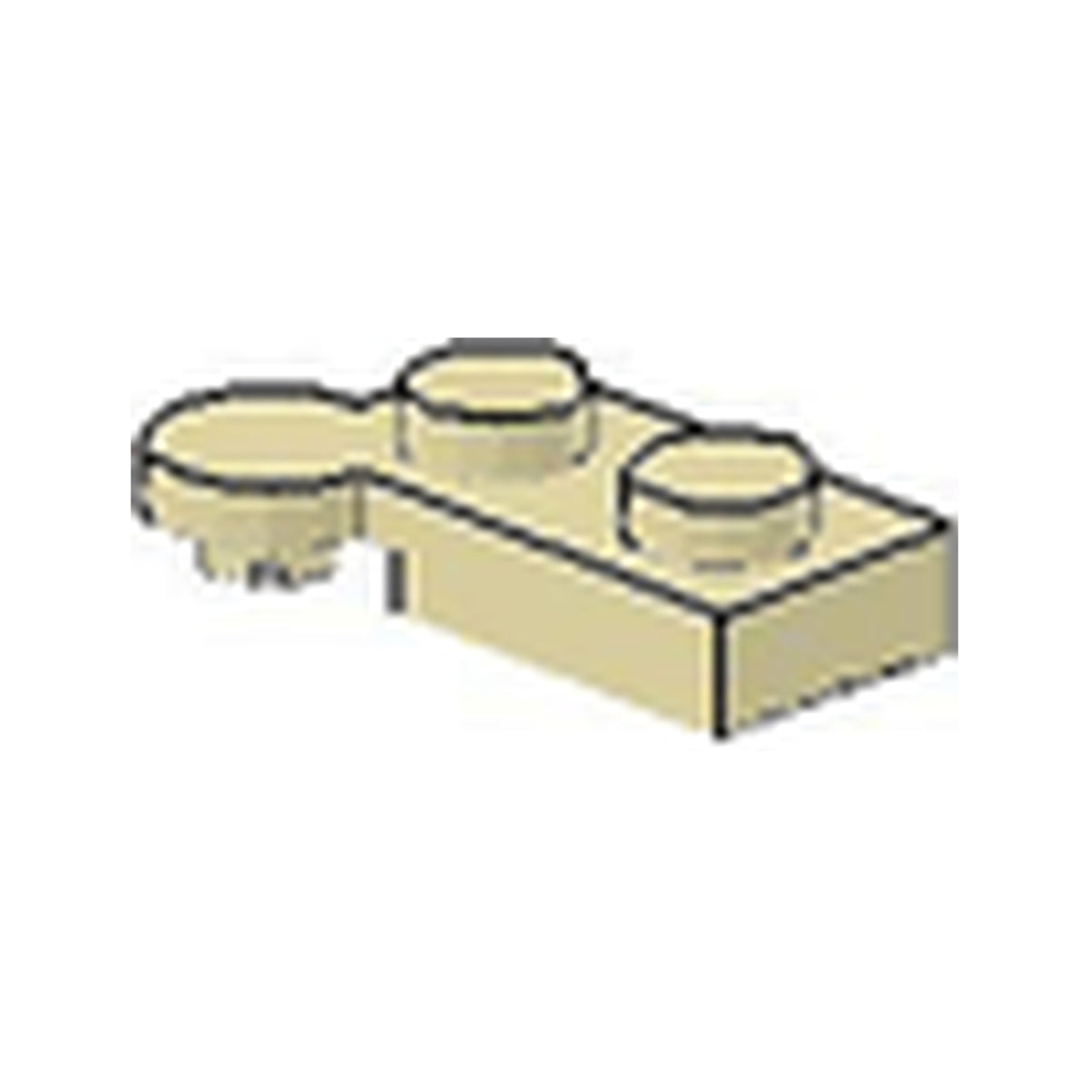 LEGO® Hinge Plate 1 x 4 Swivel Top 2430 beige