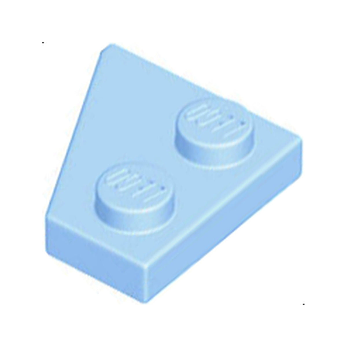 LEGO® Wedge, Plate 2 x 2  Right 24307 leuchtend hellblau