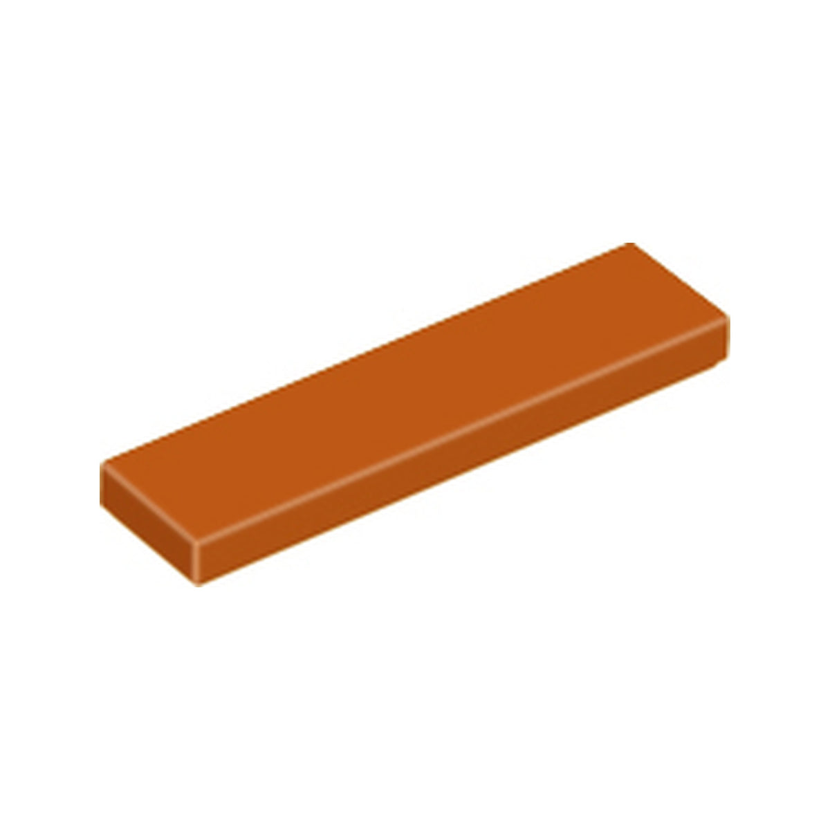 LEGO® Tile 1 x 4 2431 dunkelorange