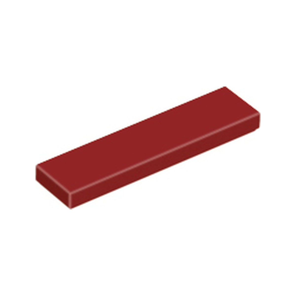 LEGO® Tile 1 x 4 2431 dunkelrot