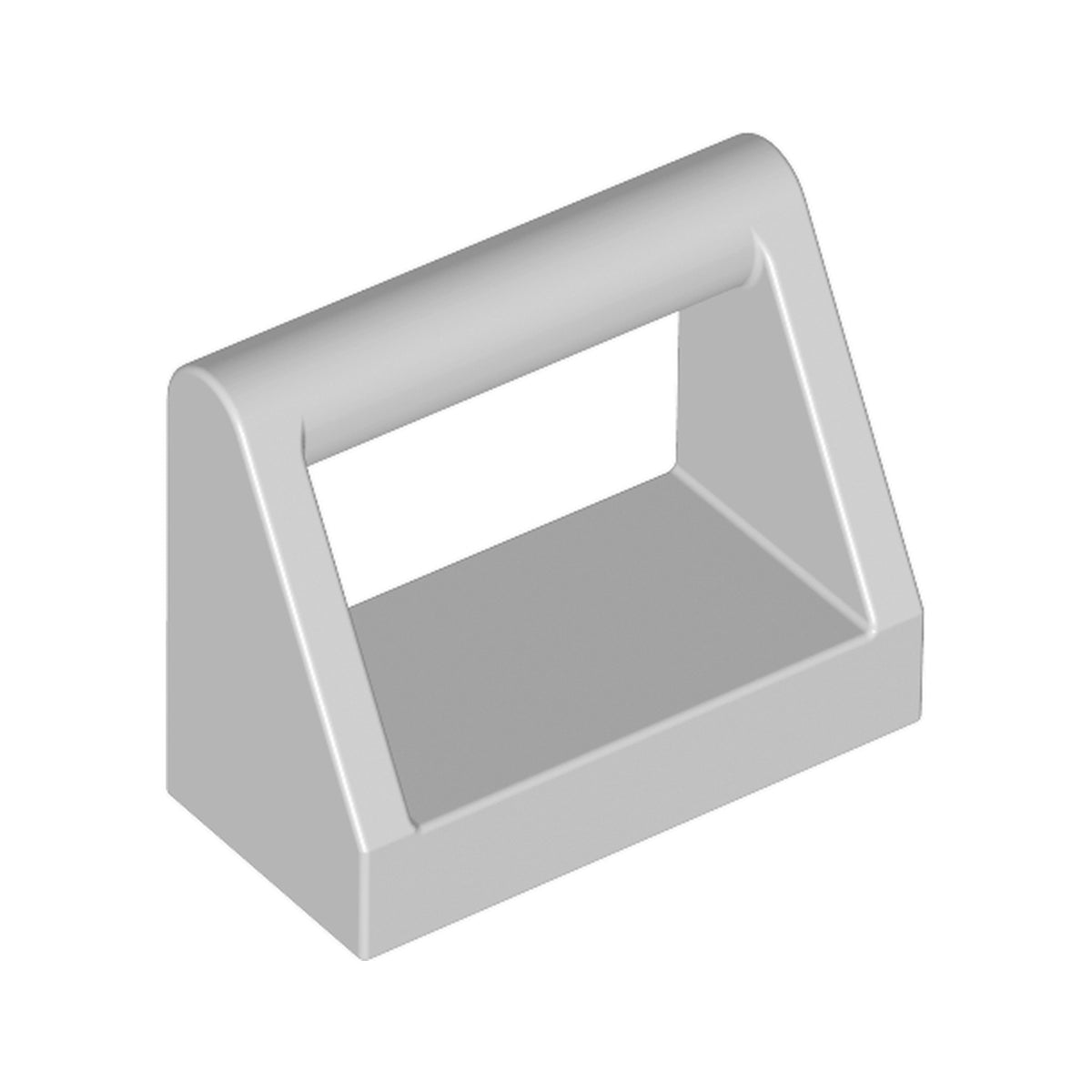 LEGO® Tile, Modified 1 x 2 with Bar Handle 2432 hellgrau