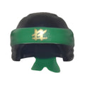 LEGO® Minifigure, Headgear Ninjago Wrap Type 3 with Molded Green Bandana and Knot and Printed Gold Ninjago Logogram 'LL' Pattern 24496pb01 schwarz
