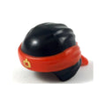 LEGO® Minifigure, Headgear Ninjago Wrap Type 3 with Molded Red Bandana and Knot and Printed Gold Ninjago Logogram Letter H Pattern 24496pb03 schwarz