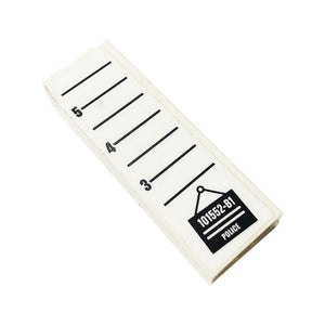 LEGO® Brick 1 x 2 x 5 with Sign '101552-B1', 'POLICE' and 3,4,5 Pattern (Sticker) - Set 60141 2454pb169