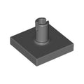 LEGO® Tile, Modified 2 x 2 with Pin 2460 dunkelgrau