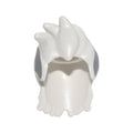 LEGO® Minifigure, Hair Spiked Sloping Right with Light Bluish Gray Highlights Pattern 24792pb01 weiss