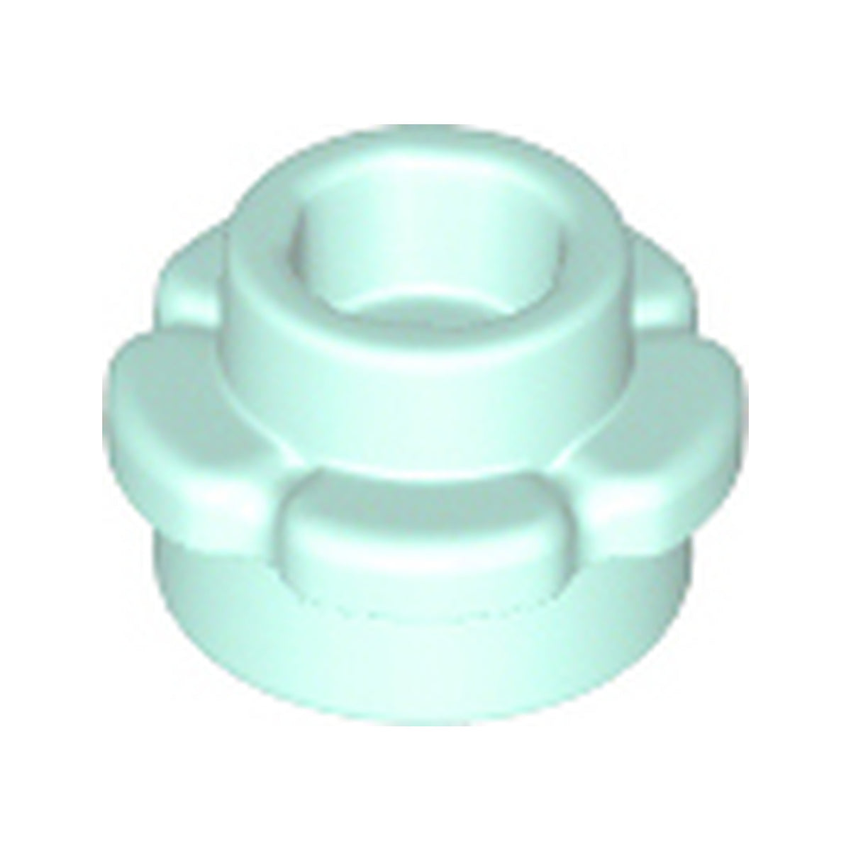 LEGO® Plate, Round 1 x 1 with Flower Edge (5 Petals) 24866 hellaqua