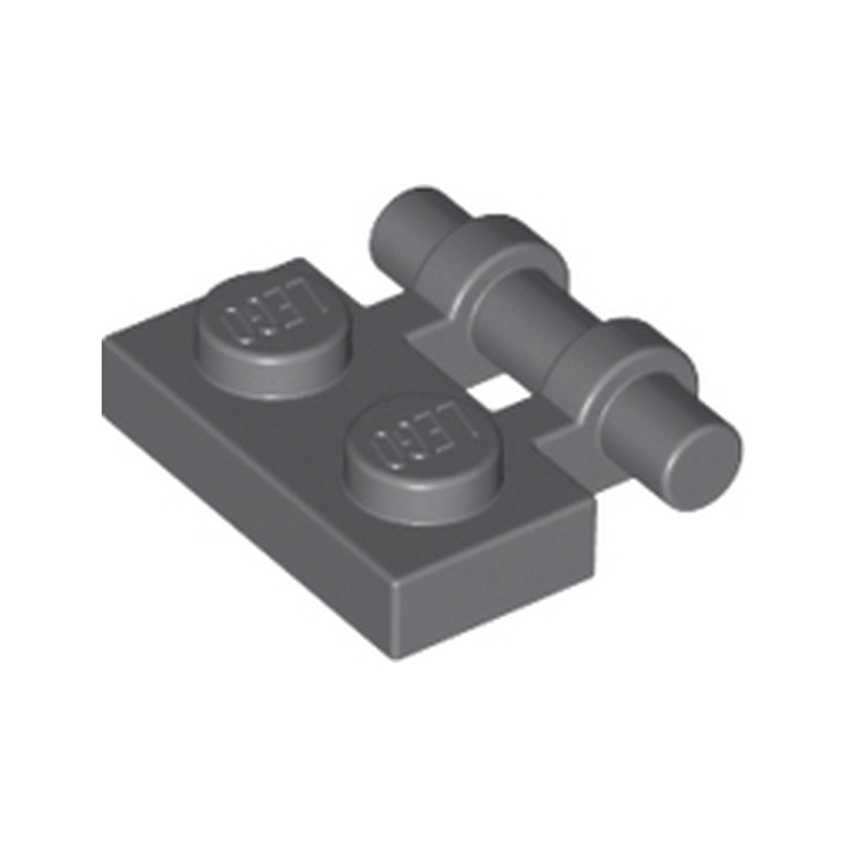 LEGO® Plate, Modified 1 x 2 with Bar Handle on Side - Free Ends 2540 dunkelgrau