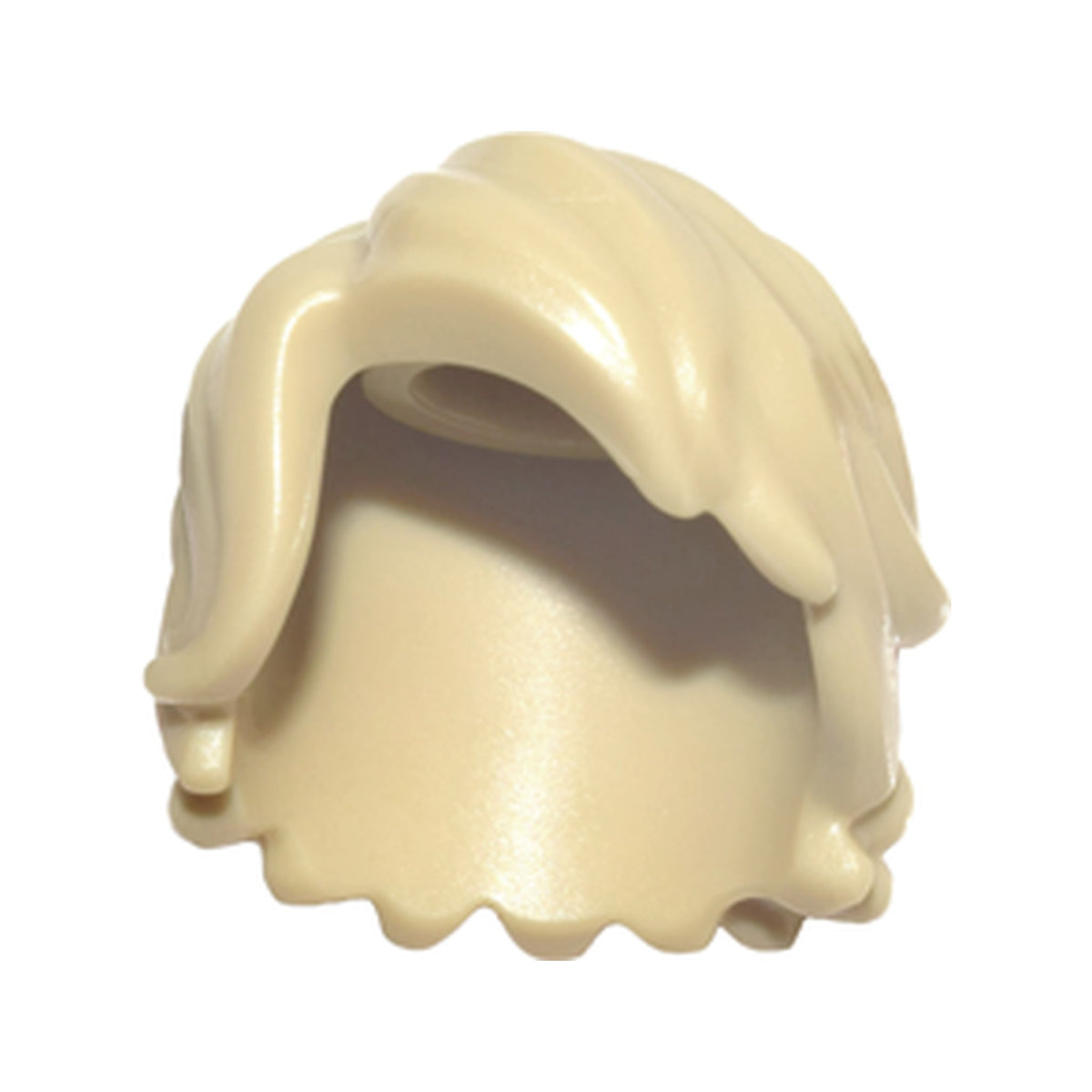 LEGO® Minifigure, Hair Mid-Length Tousled with Side Part 25409 beige