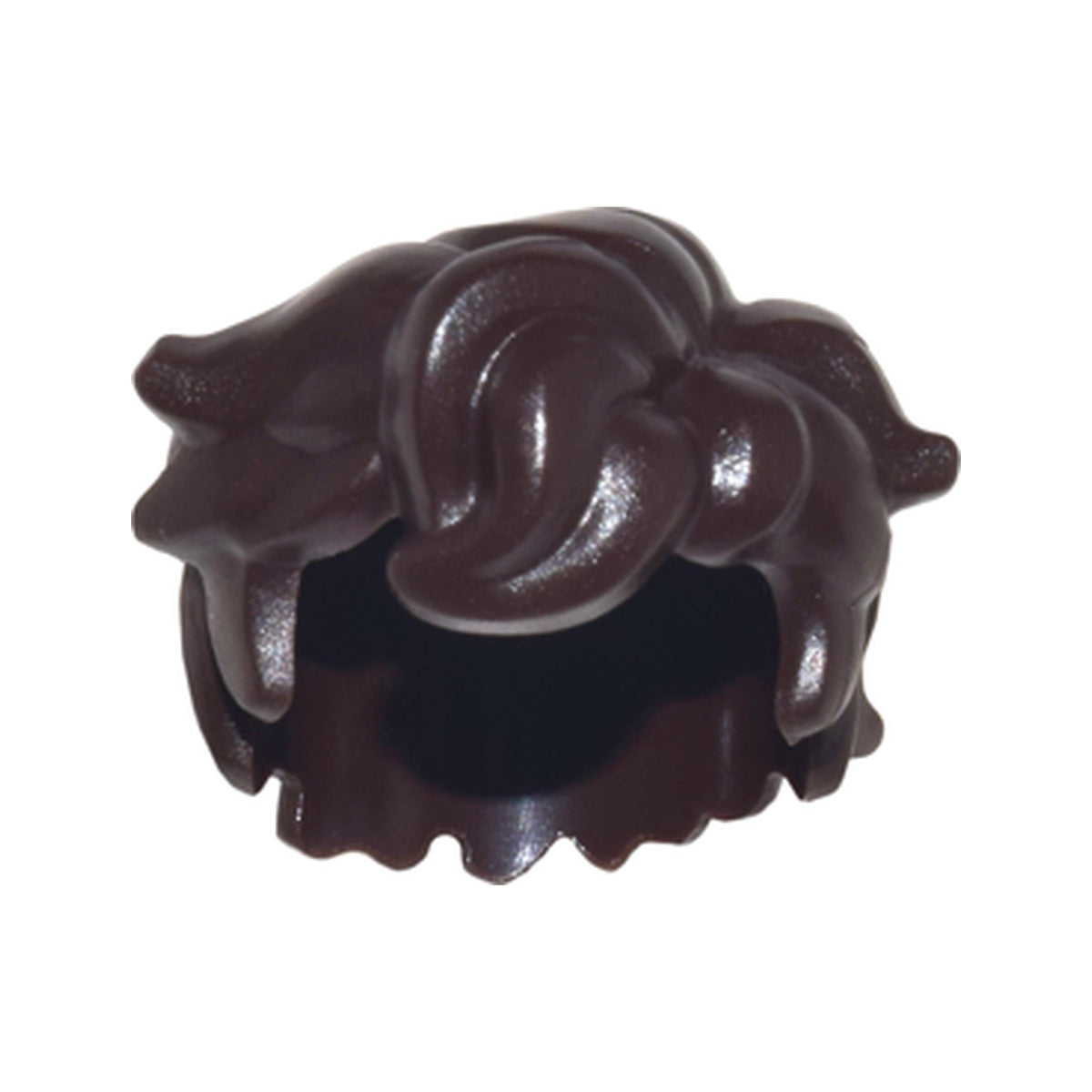 LEGO® Minifigure, Hair Tousled and Sticking Out on Both Sides 25412 dunkelbraun