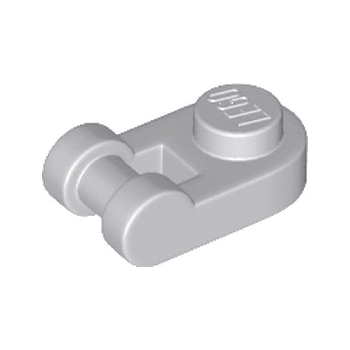 LEGO® Plate, Round 1 x 1 with Bar Handle 26047 hellgrau