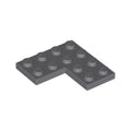 LEGO® Plate 4 x 4 Corner 2639 dunkelgrau