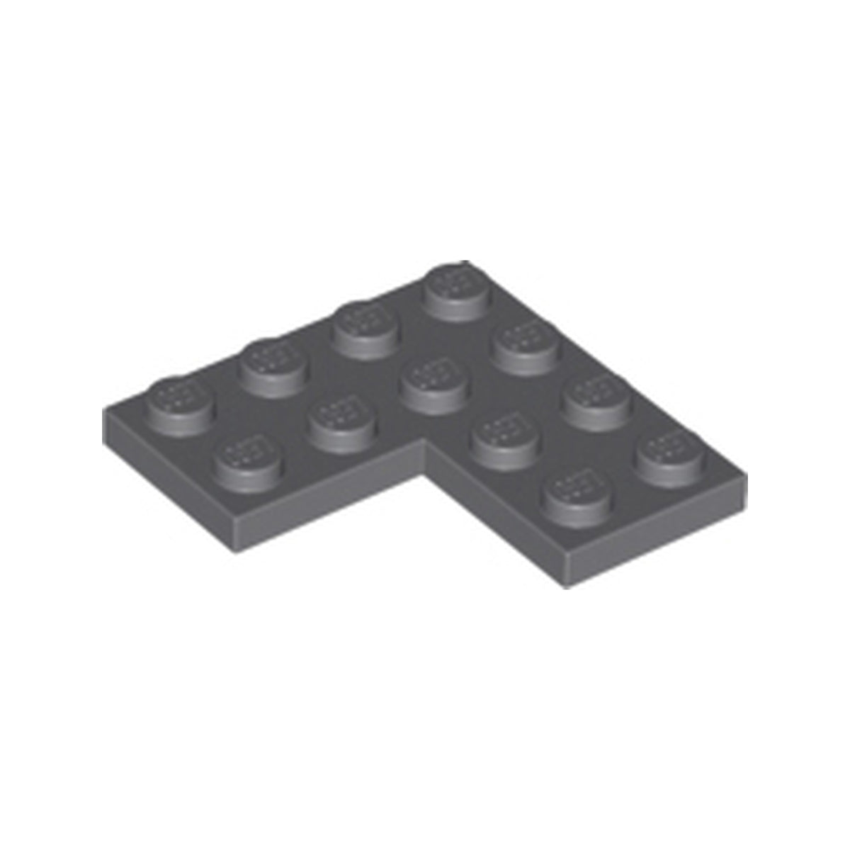 LEGO® Plate 4 x 4 Corner 2639 dunkelgrau