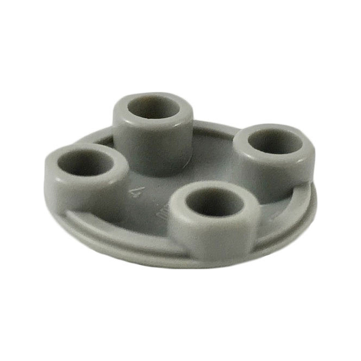 LEGO® Plate, Round 2 x 2 with Rounded Bottom (Boat Stud) 2654 hellgrau