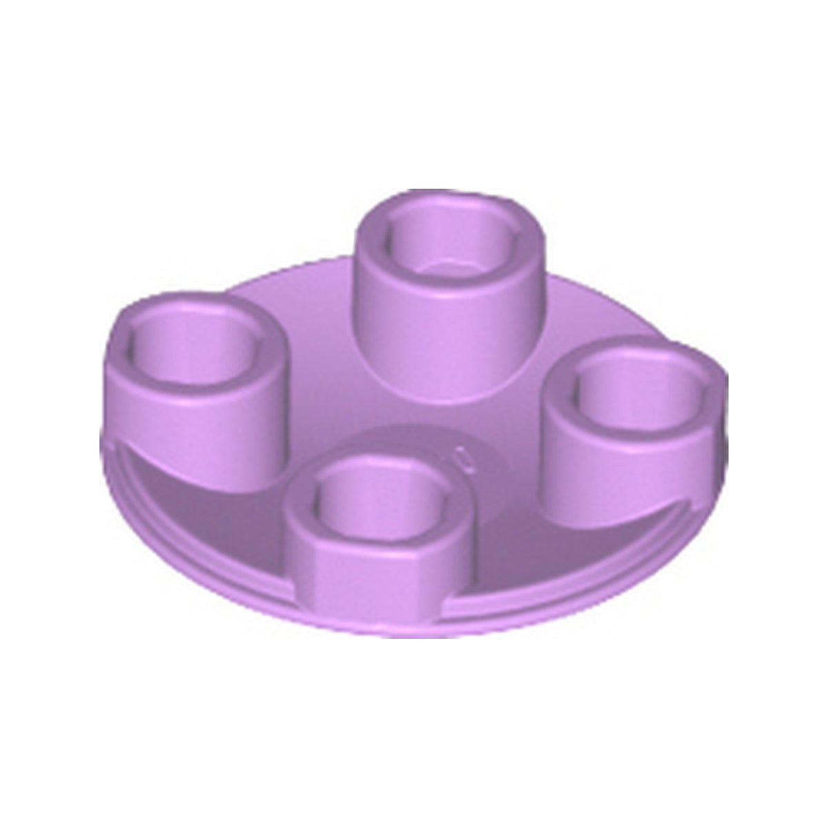 LEGO® Plate, Round 2 x 2 with Rounded Bottom (Boat Stud) 2654 lavendel