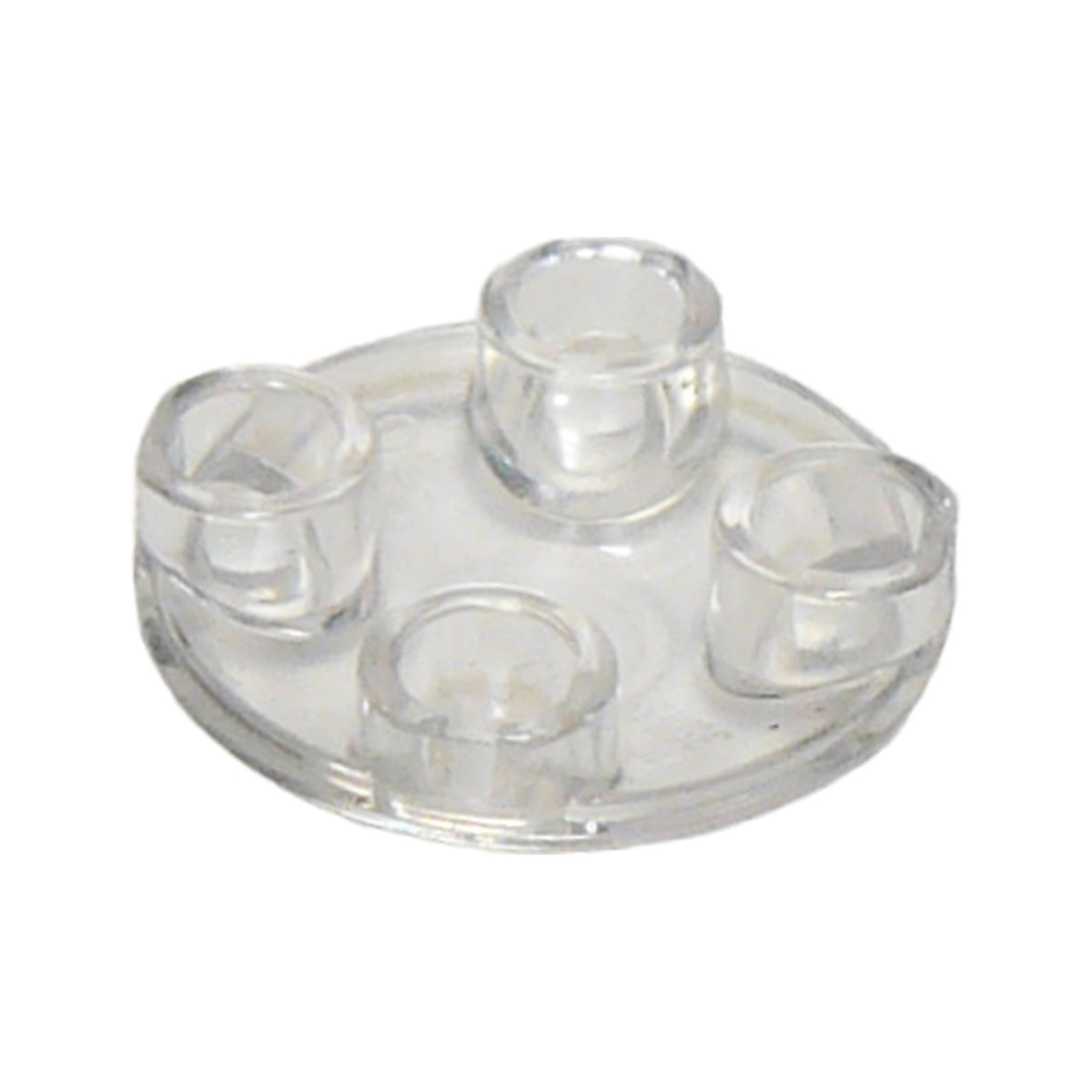 LEGO® Plate, Round 2 x 2 with Rounded Bottom (Boat Stud) 2654 transparent