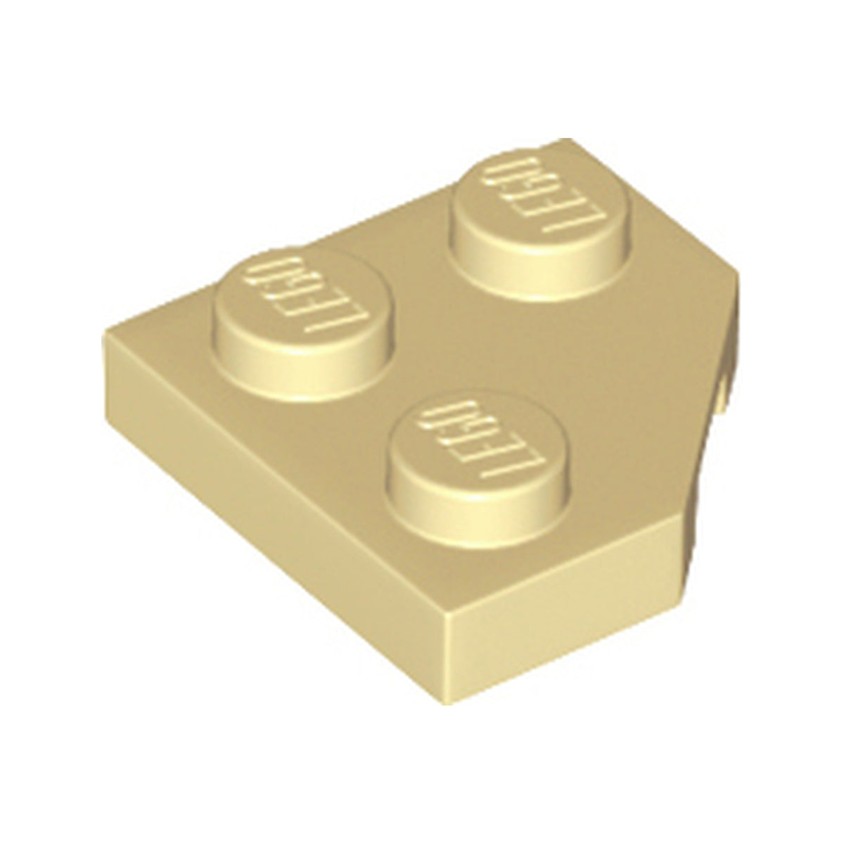 LEGO® Wedge, Plate 2 x 2  Cut Corner 26601 beige