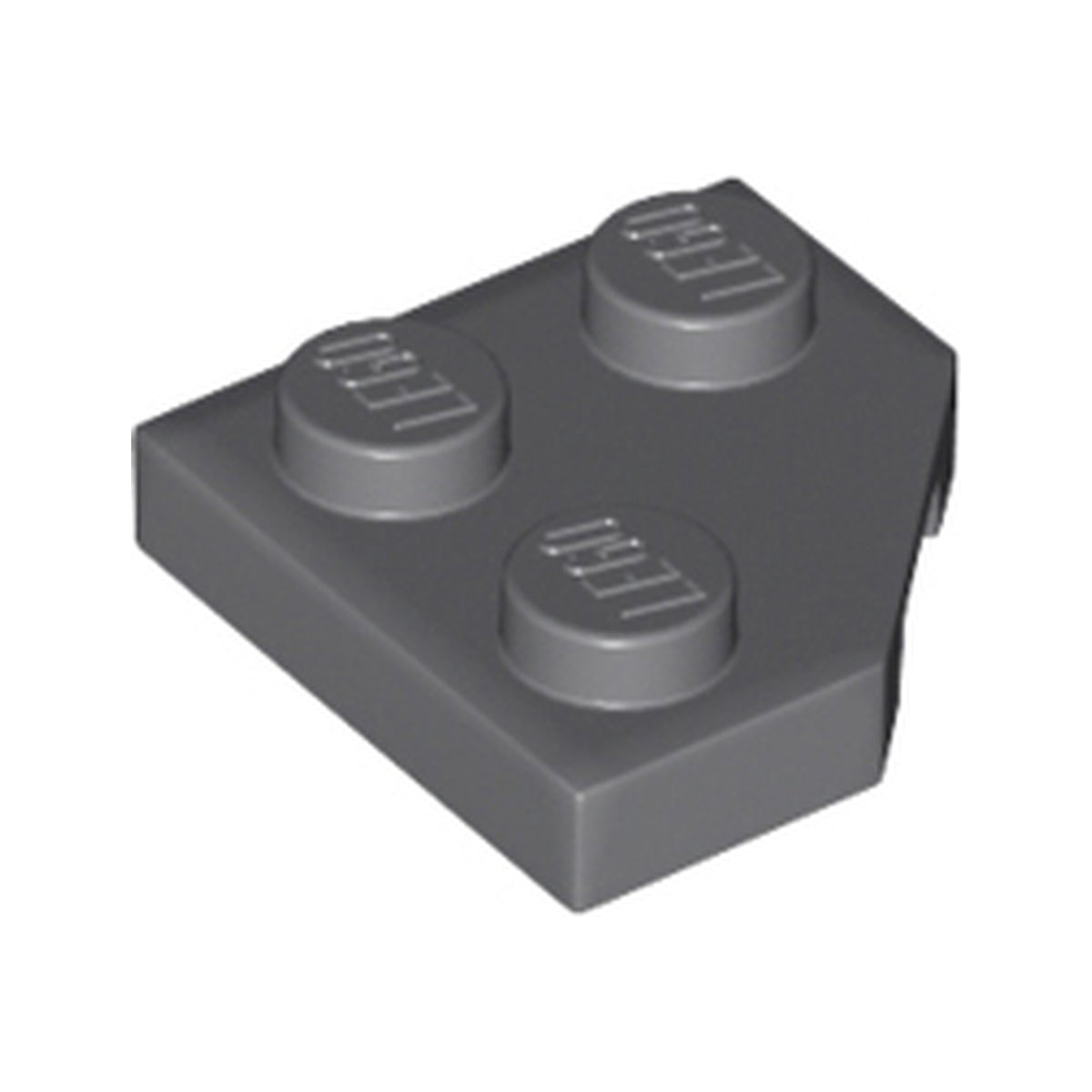 LEGO® Wedge, Plate 2 x 2  Cut Corner 26601 dunkelgrau