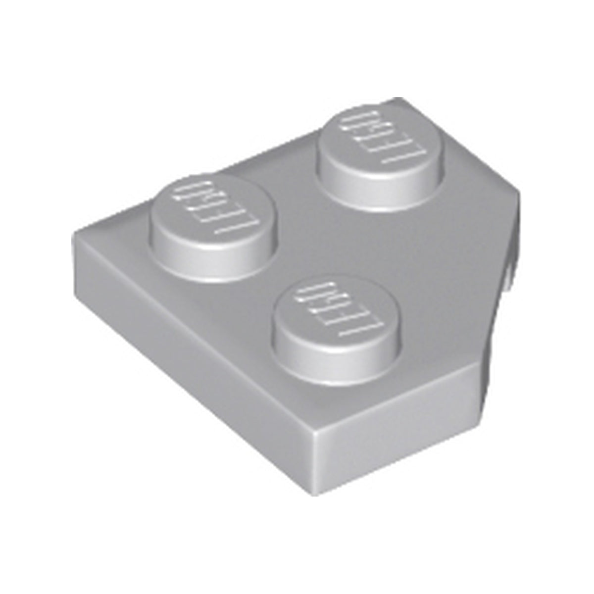 LEGO® Wedge, Plate 2 x 2  Cut Corner 26601 hellgrau