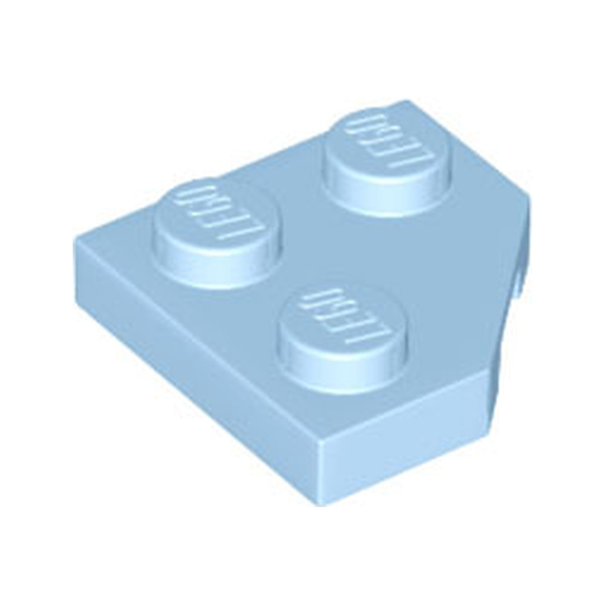LEGO® Wedge, Plate 2 x 2  Cut Corner 26601 leuchtend hellblau