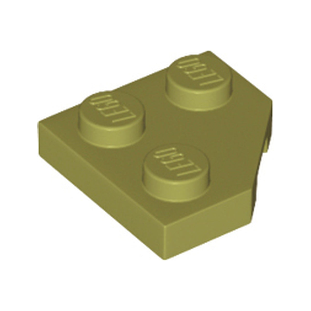 LEGO® Wedge, Plate 2 x 2  Cut Corner 26601 olivgrün
