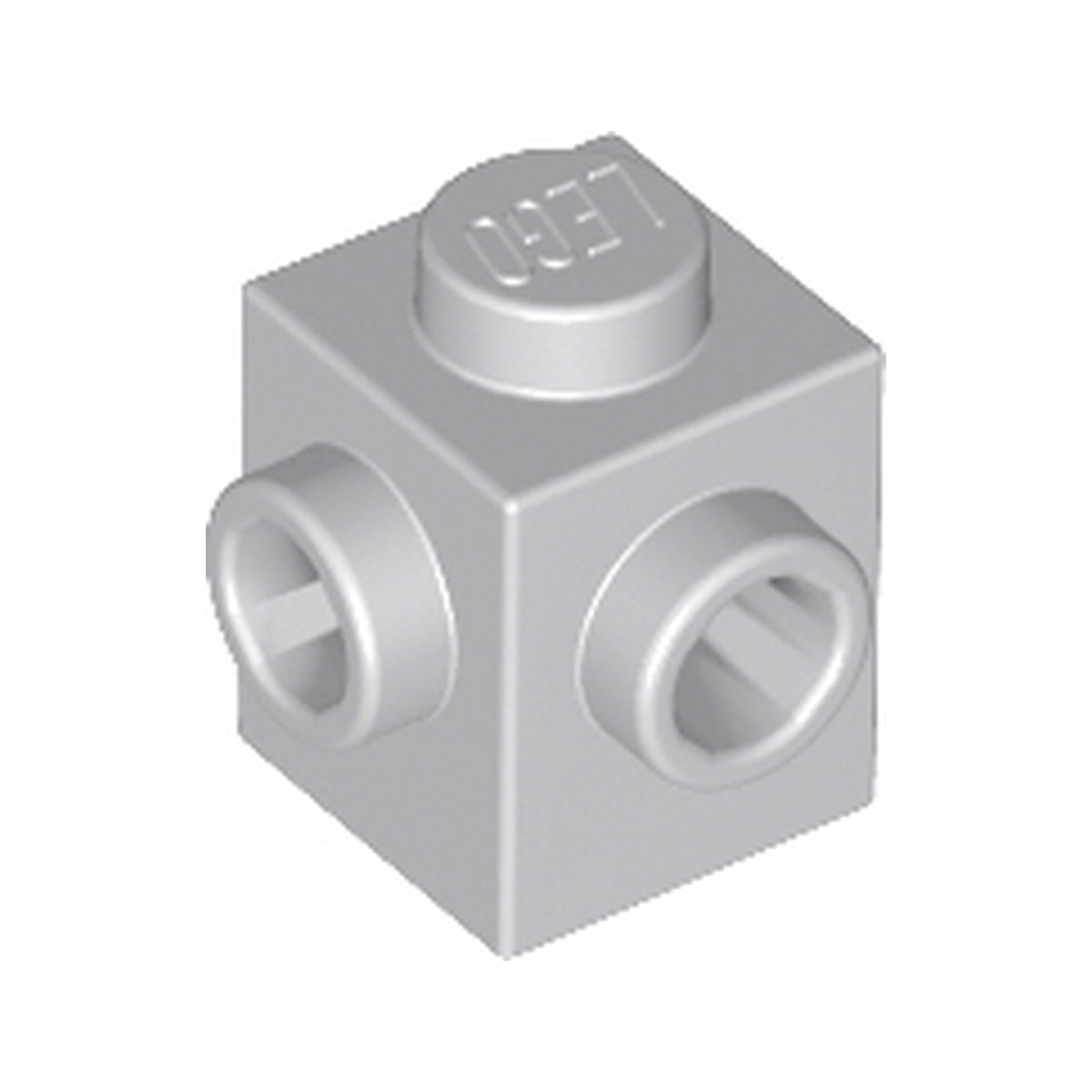 LEGO® Brick, Modified 1 x 1 with Studs on 2 Sides, Adjacent 26604 hellgrau