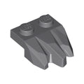 LEGO® Plate, Modified 1 x 2 with 3 Claws / Rock Fingers 27261 dunkelgrau