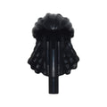LEGO® Minifigure, Hair Na'vi, Wide with Braids, Smooth Front, and Bar at End 2764 schwarz