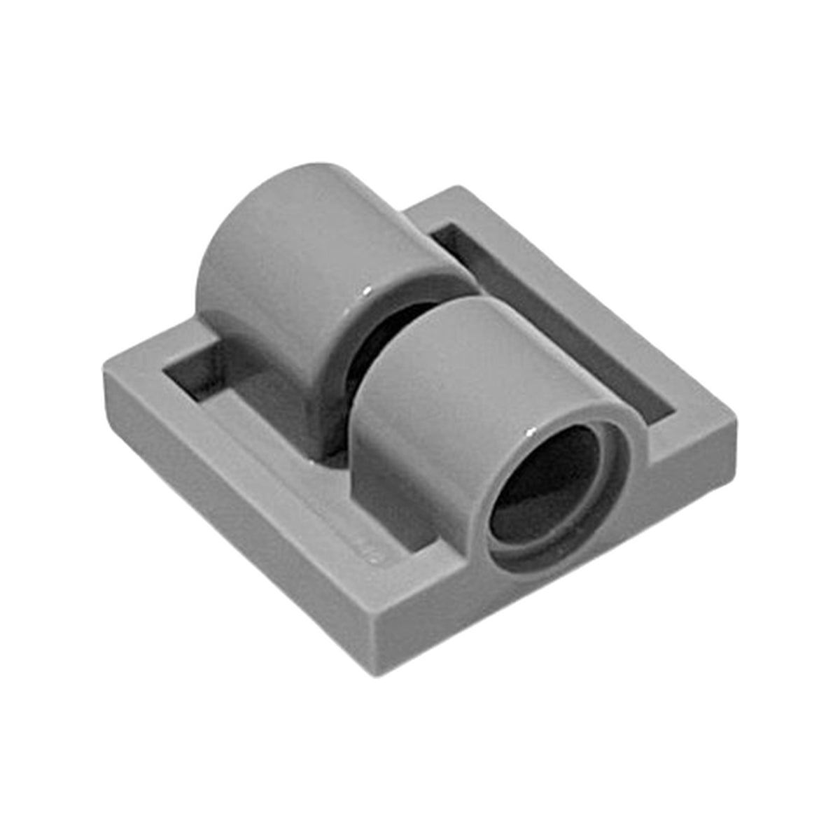 LEGO® Plate, Modified 2 x 2 with Pin Holes 2817 hellgrau