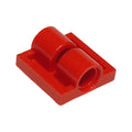 LEGO® Plate, Modified 2 x 2 with Pin Holes 2817 rot