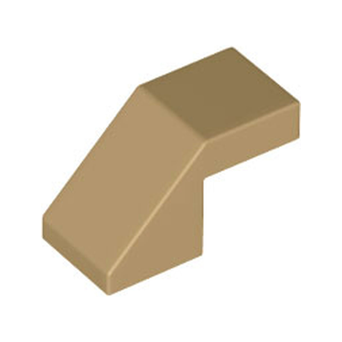 LEGO® Slope 45 2 x 1 with Cutout without Stud 28192 dunkelbeige