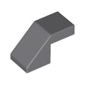 LEGO® Slope 45 2 x 1 with Cutout without Stud 28192 dunkelgrau