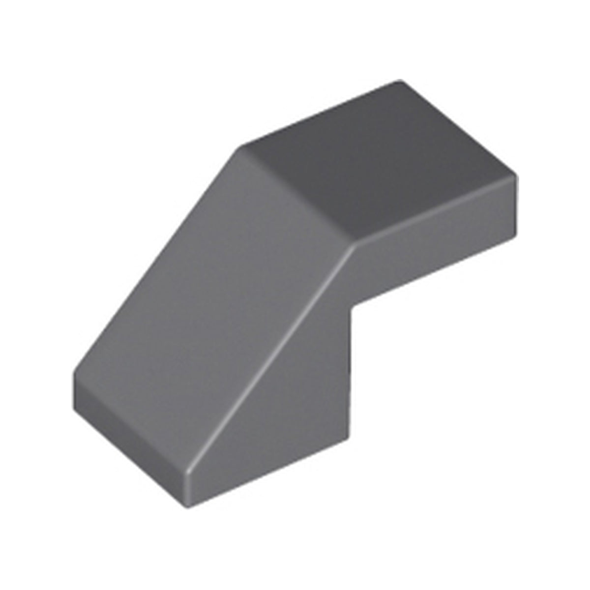 LEGO® Slope 45 2 x 1 with Cutout without Stud 28192 dunkelgrau